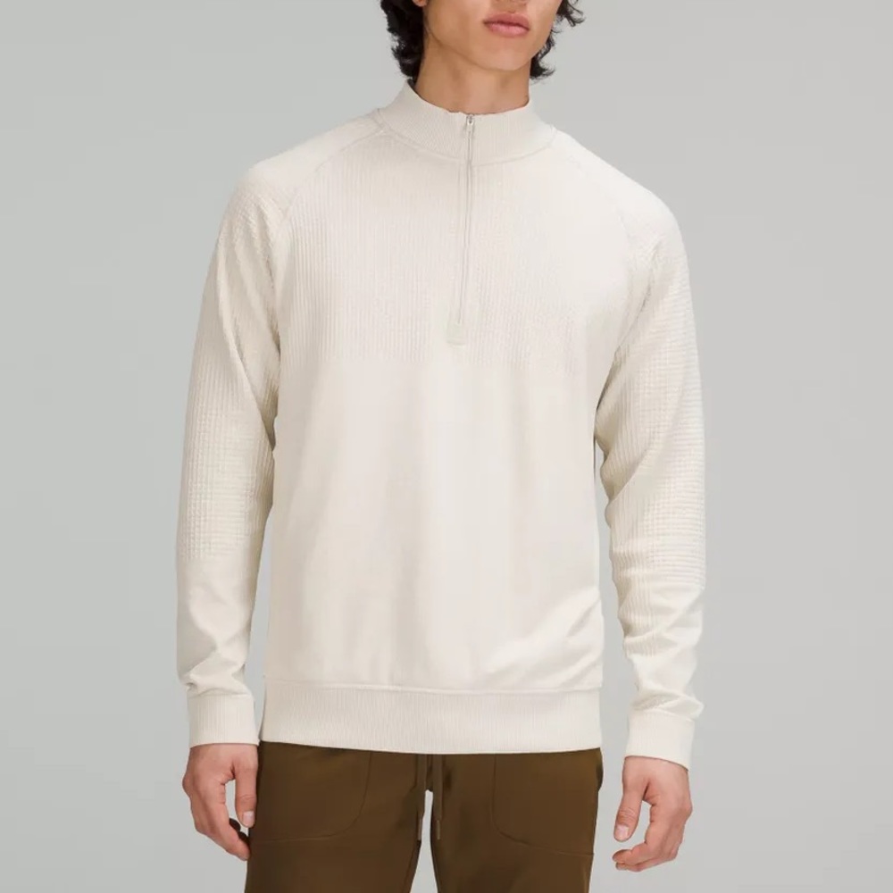 lululemon men's engineered warmth half zip